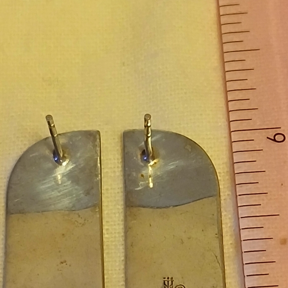 James Avery Retired Deco Ear Posts - Picture 9 of 11